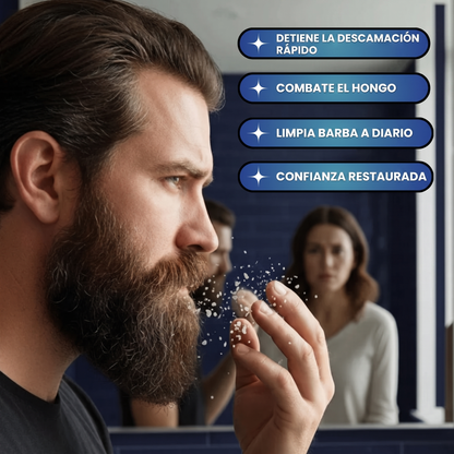 Crema Anticaspa para Barba y Cuero Cabelludo